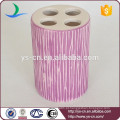 YSb40010-01-th Purple cerâmica banheiro acessórios escova de dentes titular